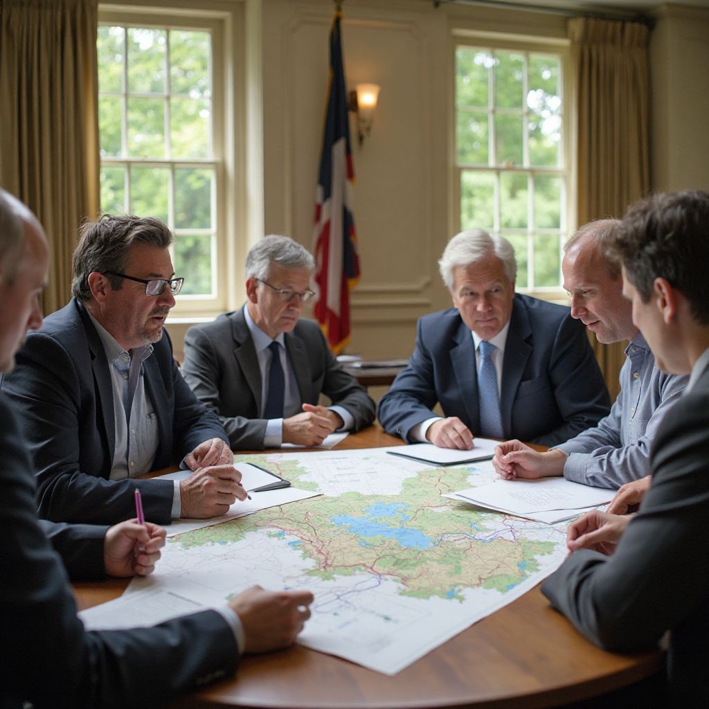 Team members celebrating EU grant award