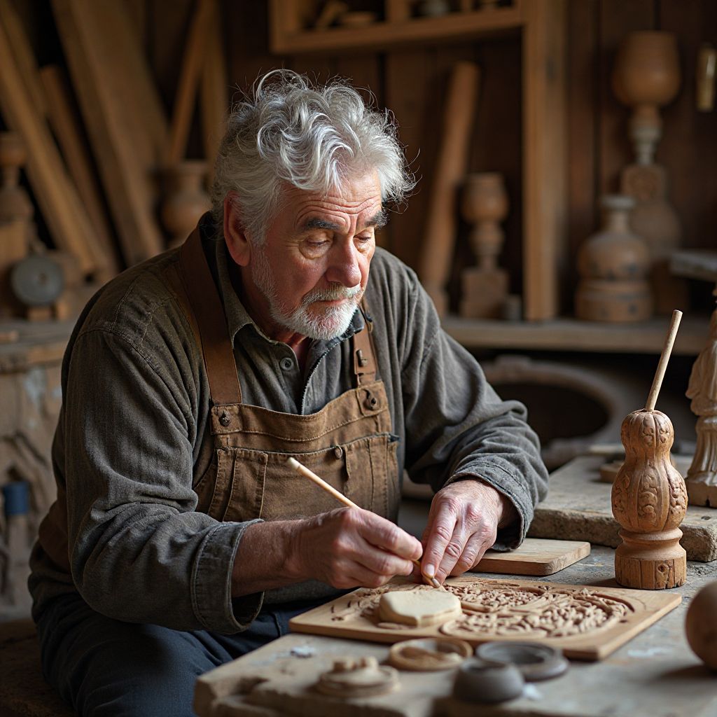 Local artisan demonstrating traditional craft